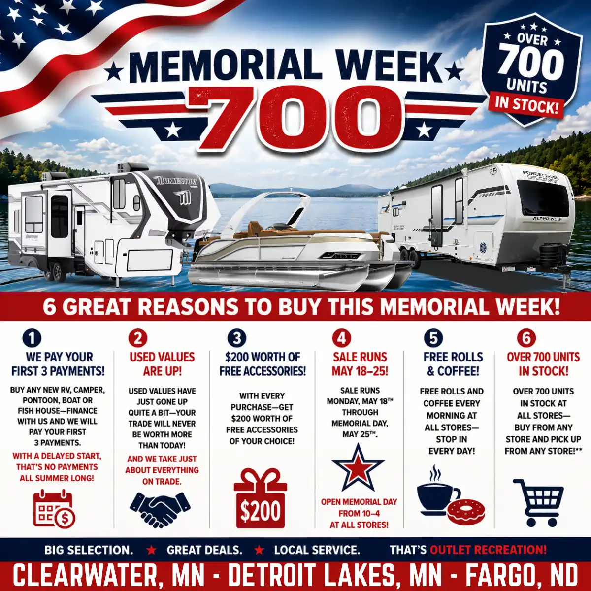 Memorial Week 700